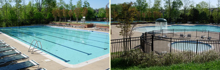 Picture of adult, main and kiddy pool
