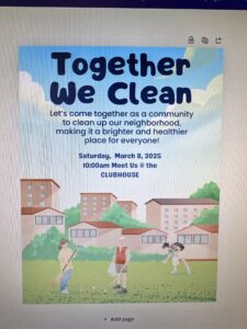 Community Clean-Up @ Dominion Station Clubhouse